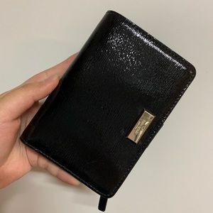 Kate spade short wallet shining black